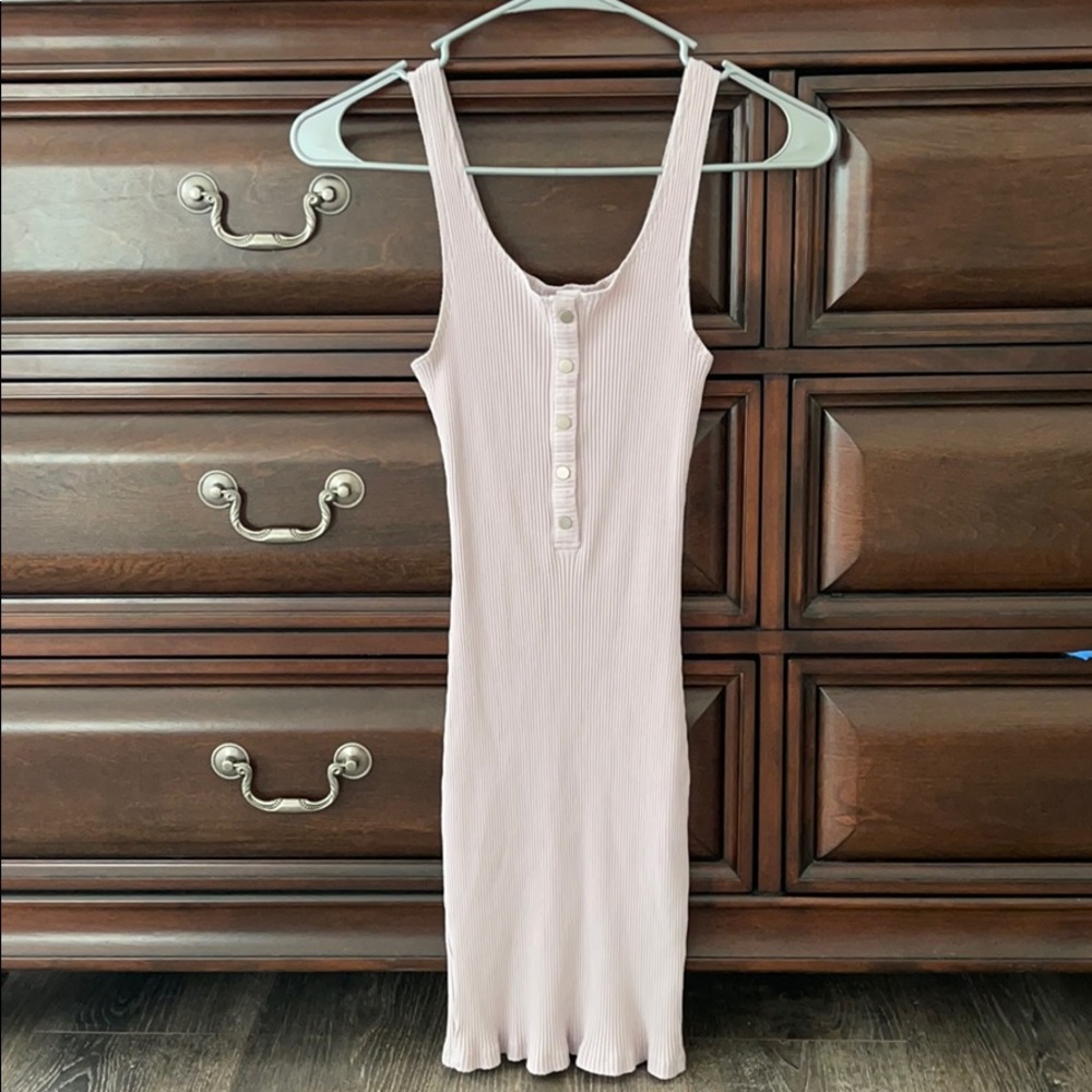Ribbed Mini Dress